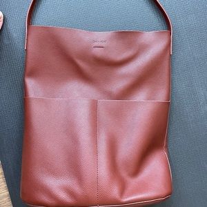 Oak and fort tote cognac